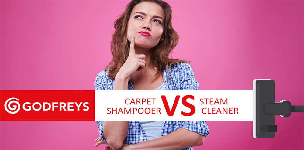 Carpet Shampooer vs. Steam Cleaner