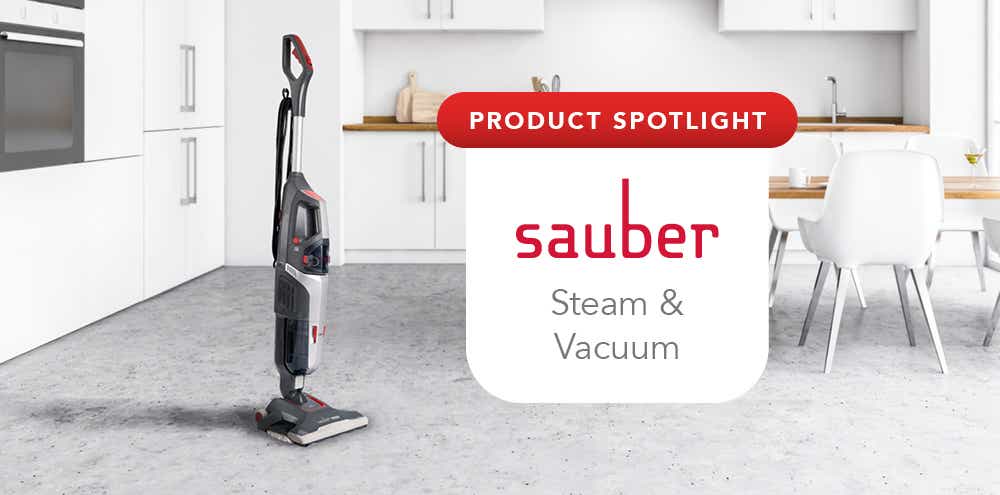 Product Spotlight: Sauber Steam & Vacuum SV-100 Multi-Surface Cleaner